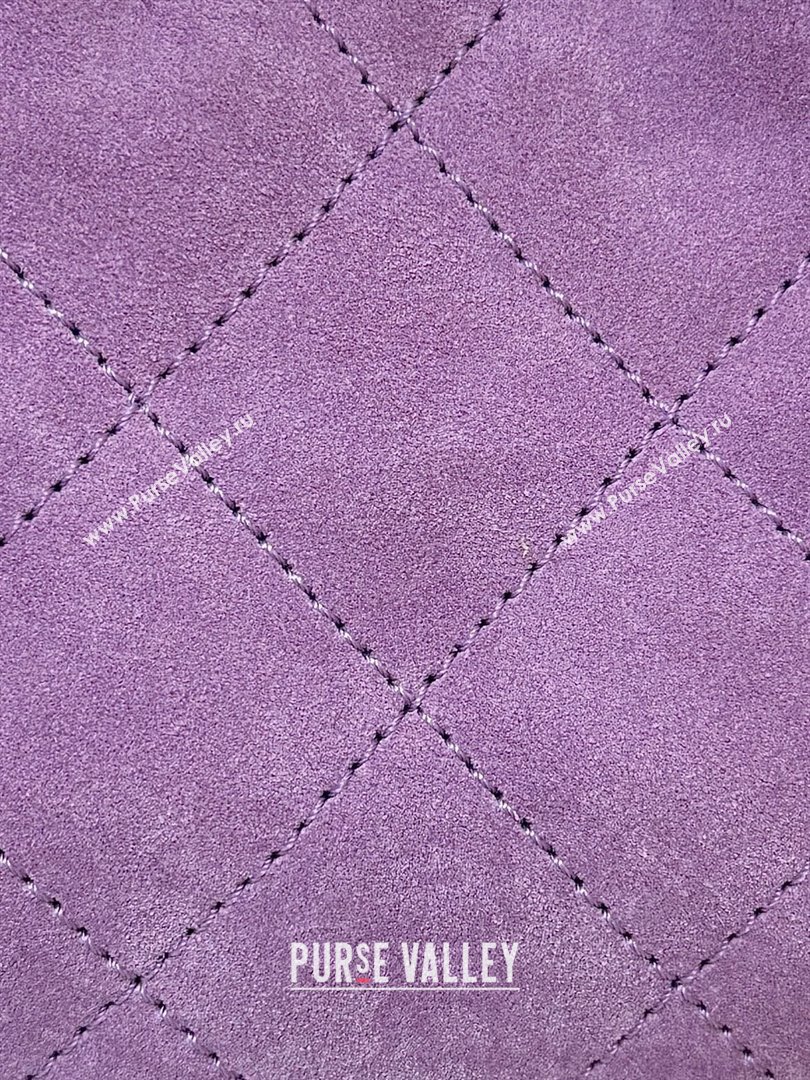Chanel 25 Mini Handbag in Suede Calfskin AS5631 Purple 2026 Top Quality (SHUNY-26032307)