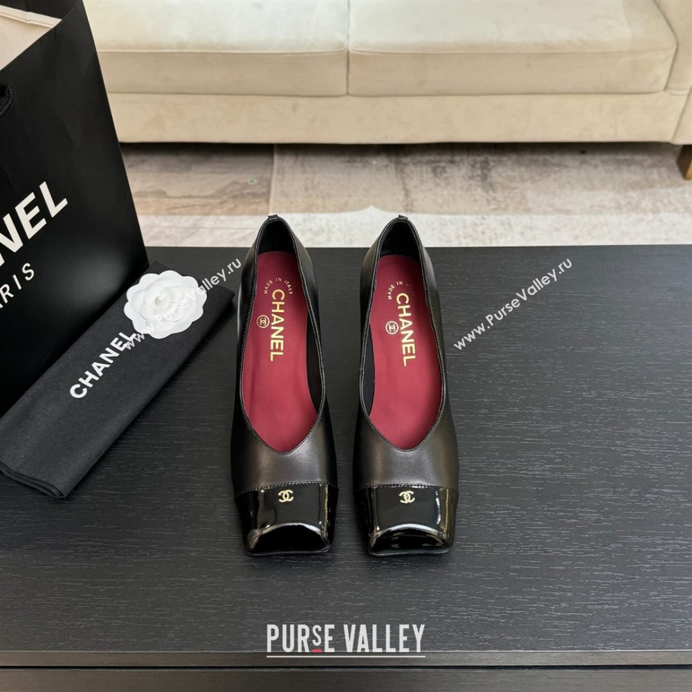 Chanel Pumps in Lambskin Patent Calfskin 9cm Heel G47203 Black Spring Summer 2026 (MD-26031909)