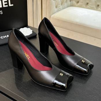 Chanel Pumps in Lambskin Patent Calfskin 9cm Heel G47203 Black Spring Summer 2026 (MD-26031909)