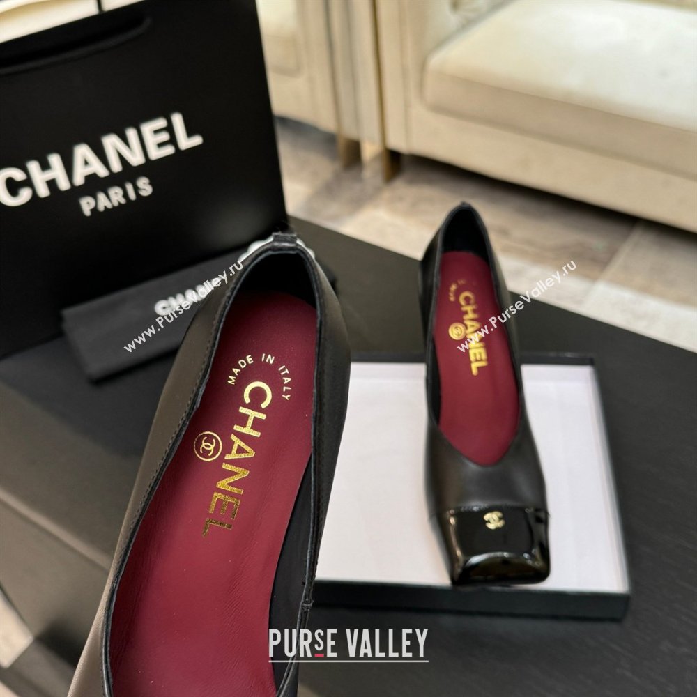 Chanel Pumps in Lambskin Patent Calfskin 9cm Heel G47203 Black Spring Summer 2026 (MD-26031909)