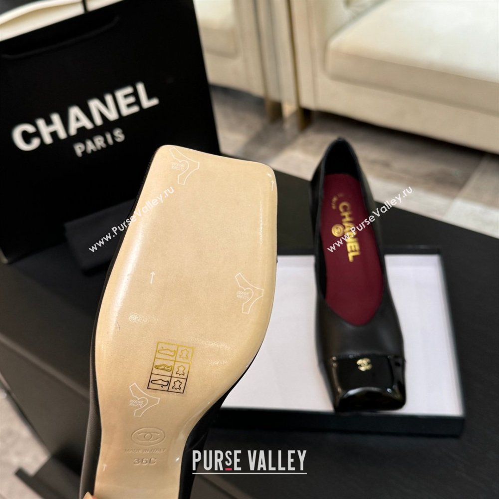 Chanel Pumps in Lambskin Patent Calfskin 9cm Heel G47203 Black Spring Summer 2026 (MD-26031909)