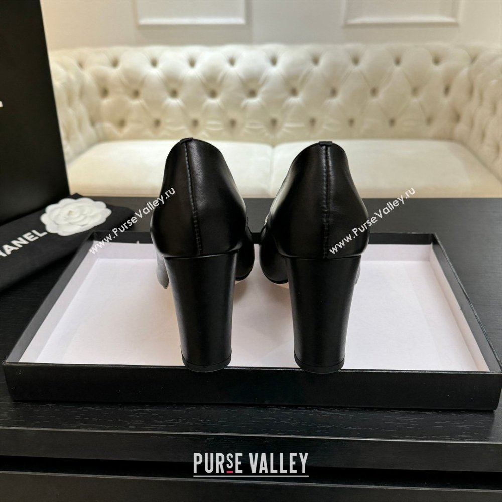 Chanel Pumps in Lambskin Patent Calfskin 9cm Heel G47203 Black Spring Summer 2026 (MD-26031909)