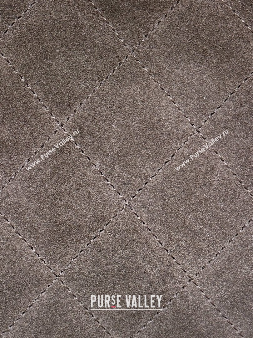 Chanel 25 Mini Handbag in Suede Calfskin AS5631 Dark Brown 2026 Top Quality (SHUNY-26032301)