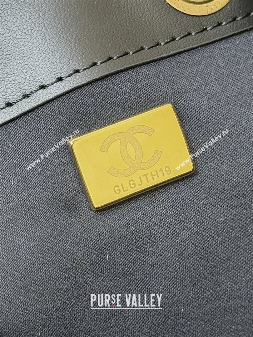 Chanel 25 Mini Handbag in Suede Calfskin AS5631 Black 2026 Top Quality (SHUNY-26032302)