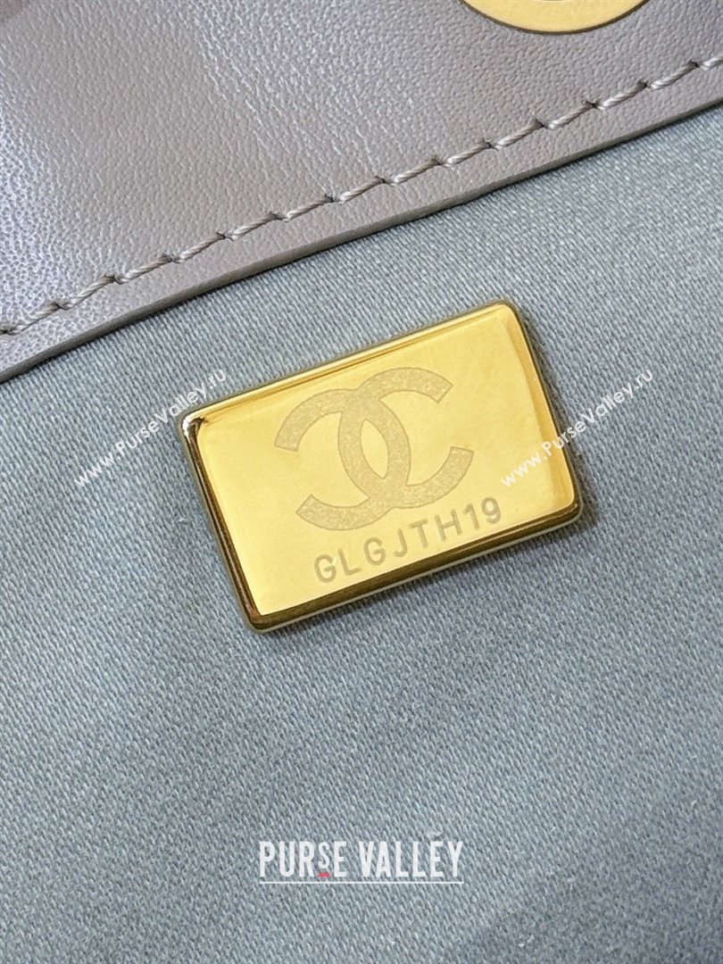 Chanel 25 Mini Handbag in Suede Calfskin AS5631 Grey 2026 Top Quality (SHUNY-26032303)