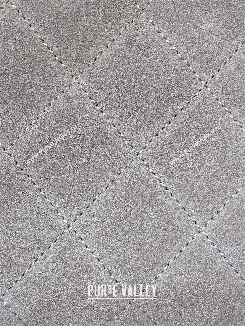 Chanel 25 Mini Handbag in Suede Calfskin AS5631 Grey 2026 Top Quality (SHUNY-26032303)