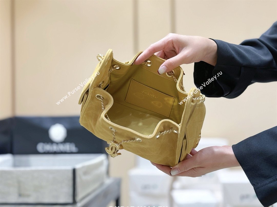 Chanel 25 Mini Handbag in Suede Calfskin AS5631 Light Brown 2026 Top Quality (SHUNY-26032304)