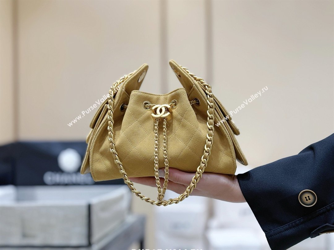 Chanel 25 Mini Handbag in Suede Calfskin AS5631 Light Brown 2026 Top Quality (SHUNY-26032304)