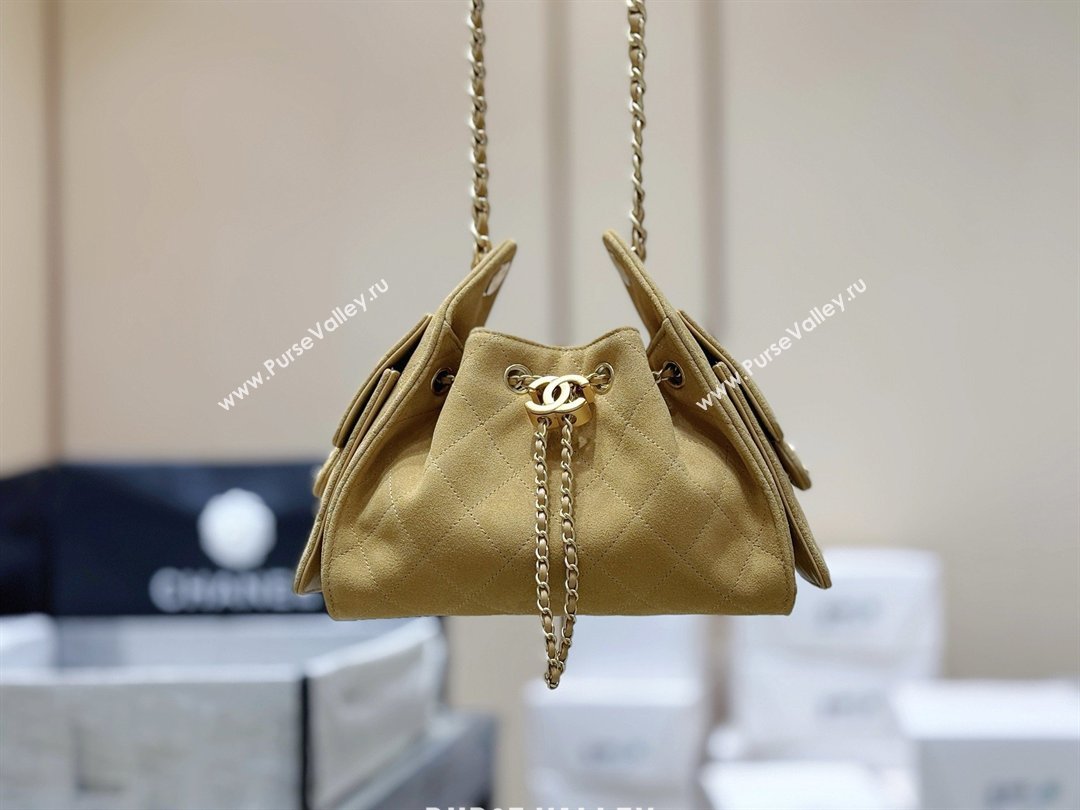 Chanel 25 Mini Handbag in Suede Calfskin AS5631 Light Brown 2026 Top Quality (SHUNY-26032304)