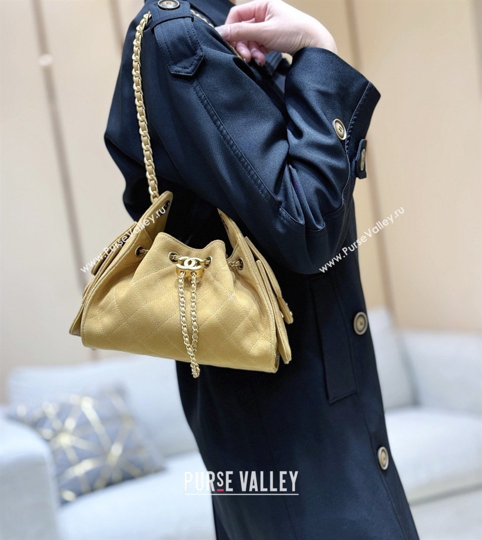 Chanel 25 Mini Handbag in Suede Calfskin AS5631 Light Brown 2026 Top Quality (SHUNY-26032304)