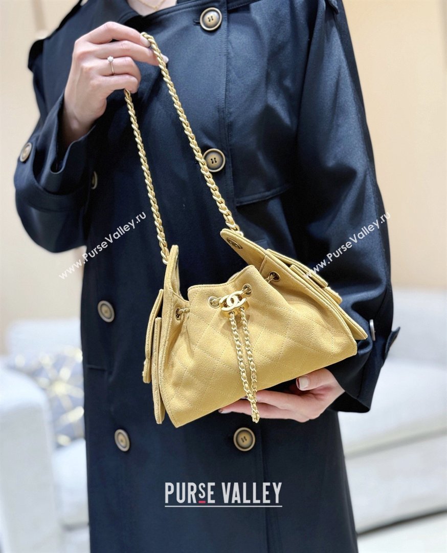 Chanel 25 Mini Handbag in Suede Calfskin AS5631 Light Brown 2026 Top Quality (SHUNY-26032304)