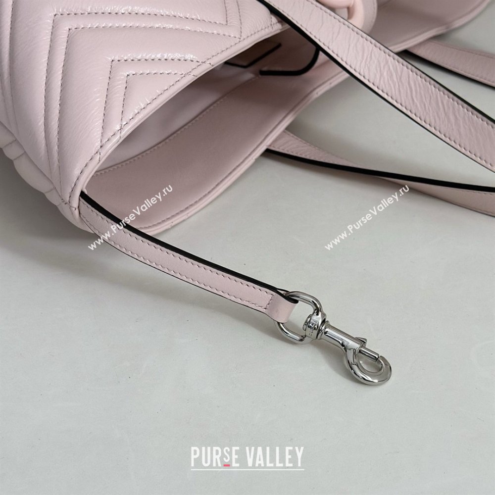 Gucci GG Marmont Medium Tote Bag in Matelasse Chevron Nappa Leather 855279 Pink 2026 (DLH-26032407)