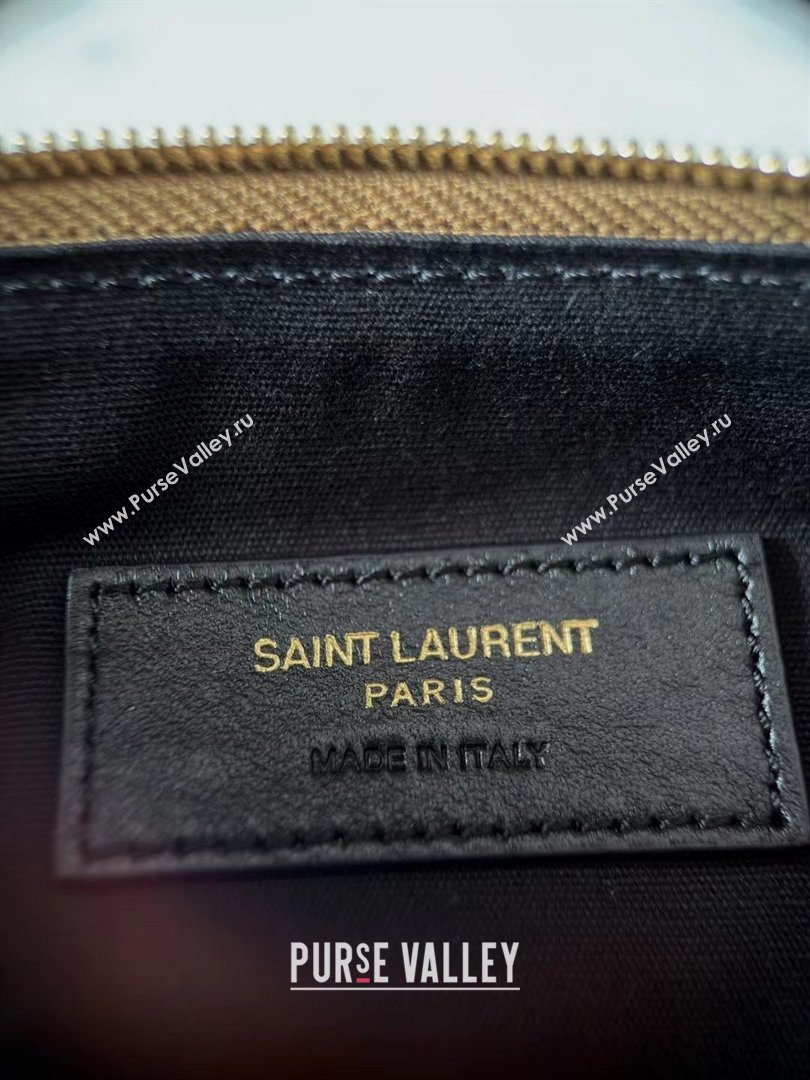 Saint Laurent Amalia Bag in Suede with Chain 834750 Brown 2026 Top Quality (HONGS-26032408)
