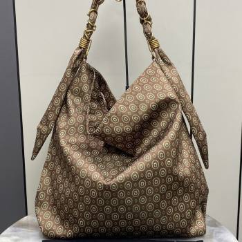 Saint Laurent Amalia Bag in Print Fabric with Chain 834750 Brown 2026 (YY-26032412)