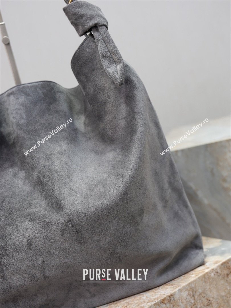Saint Laurent Amalia Bag in Suede with Chain 834750 Grey 2026 (YY-26032409)