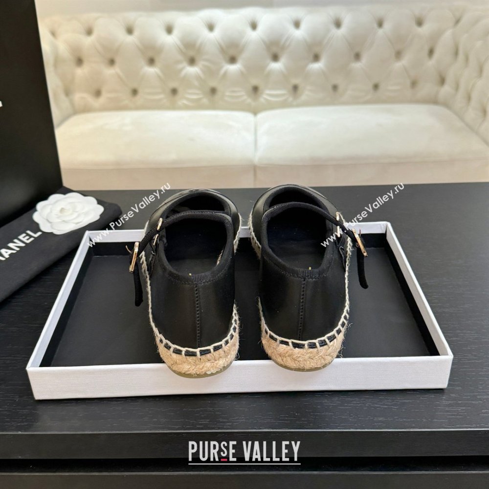 Chanel Calfskin Mary Janes in Black Lambskin G47256 Spring Summer 2026 (MD-26040213)