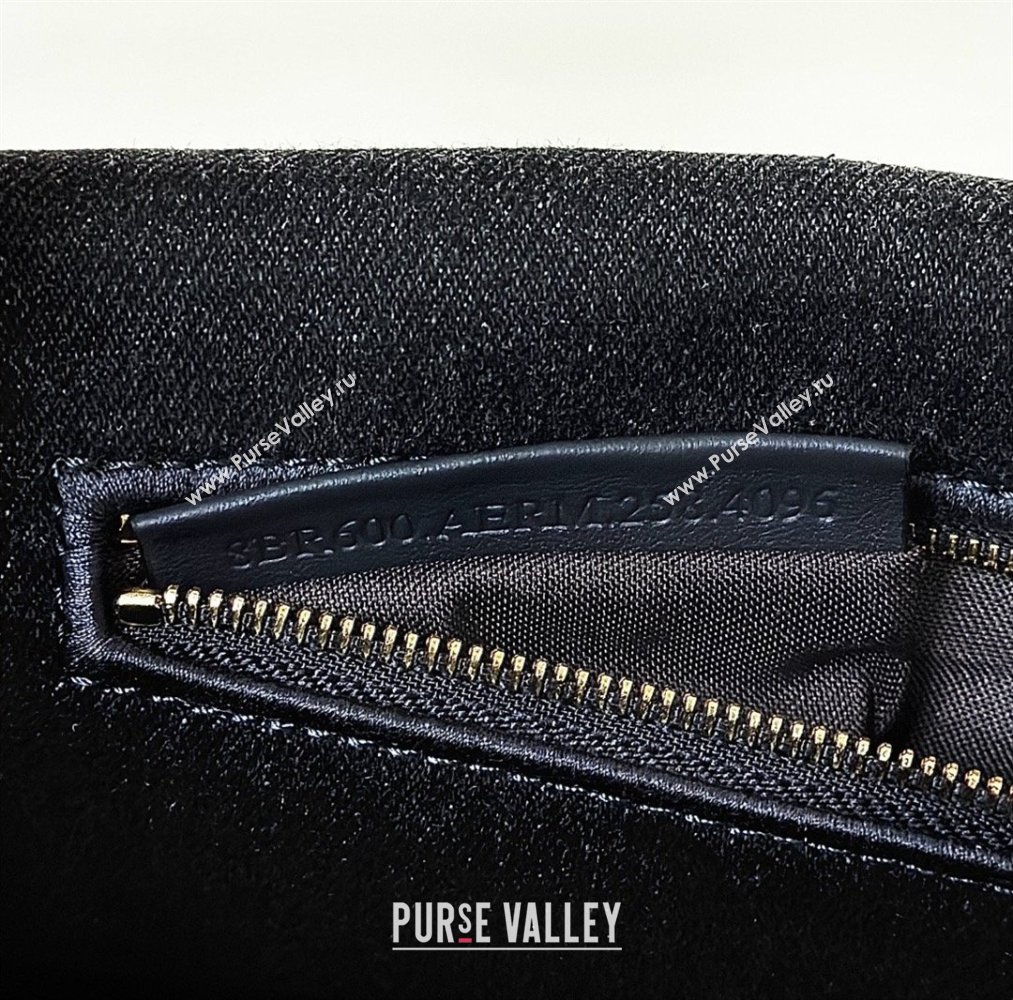 Fendi Baguette Bag in Dark Blue Denim-effect FF Jacquard 8679 2026 Top (CL-26032601)