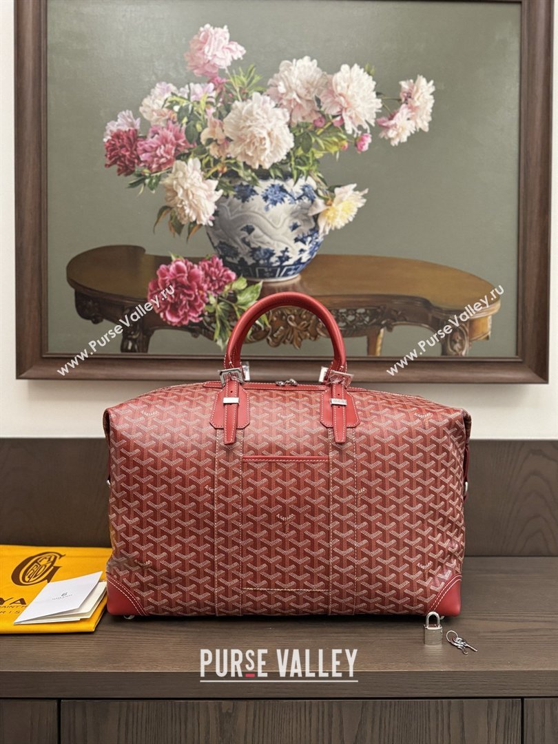 Goyard Bowling 45 Weekend Travel Bag Red 2026 (ZH-26033113)
