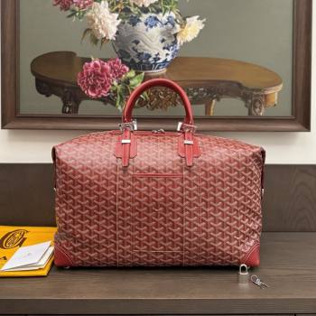 Goyard Bowling 45 Weekend Travel Bag Red 2026 (ZH-26033113)