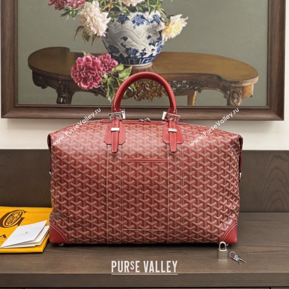 Goyard Bowling 45 Weekend Travel Bag Red 2026 (ZH-26033113)