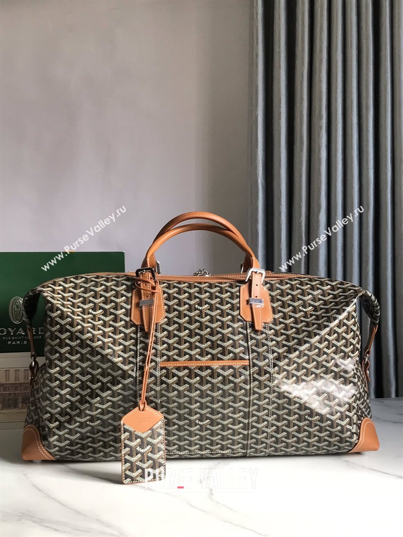 Goyard Bowling 55 Bag 020156 Black Tan 2026 (ZH-26033103)