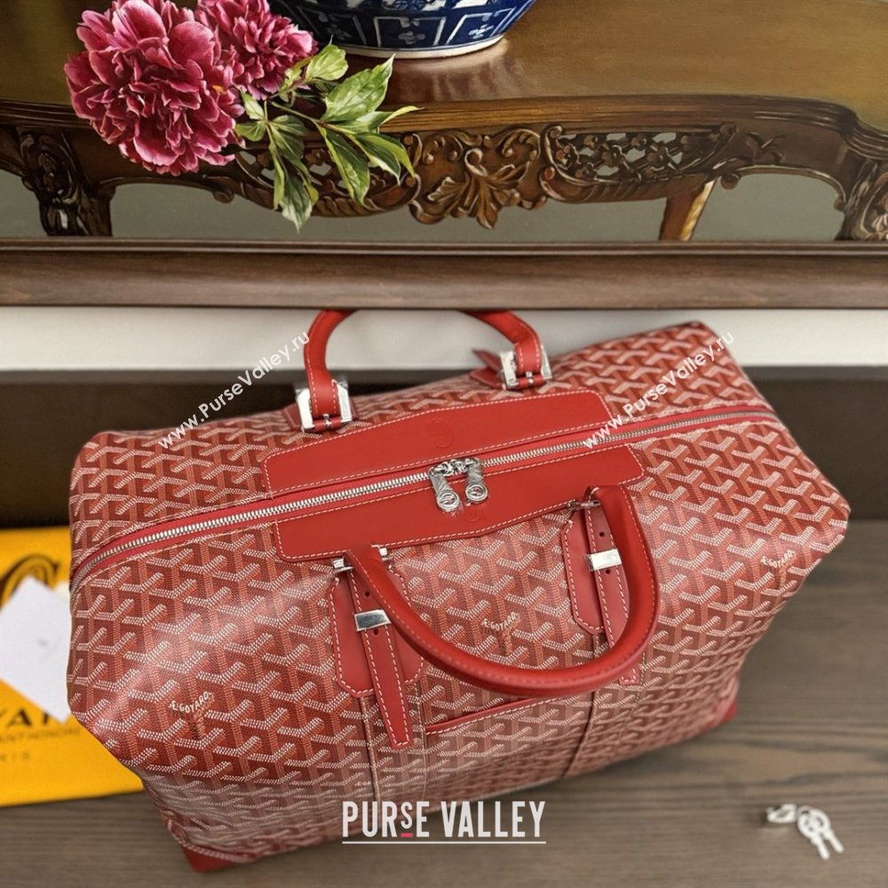 Goyard Bowling 45 Weekend Travel Bag Red 2026 (ZH-26033113)