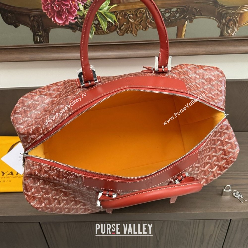 Goyard Bowling 45 Weekend Travel Bag Red 2026 (ZH-26033113)