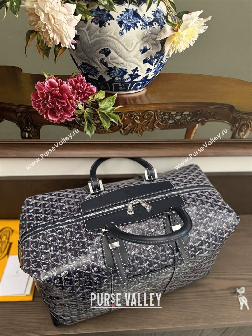 Goyard Bowling 45 Weekend Travel Bag Navy Blue 2026 (ZH-26033115)