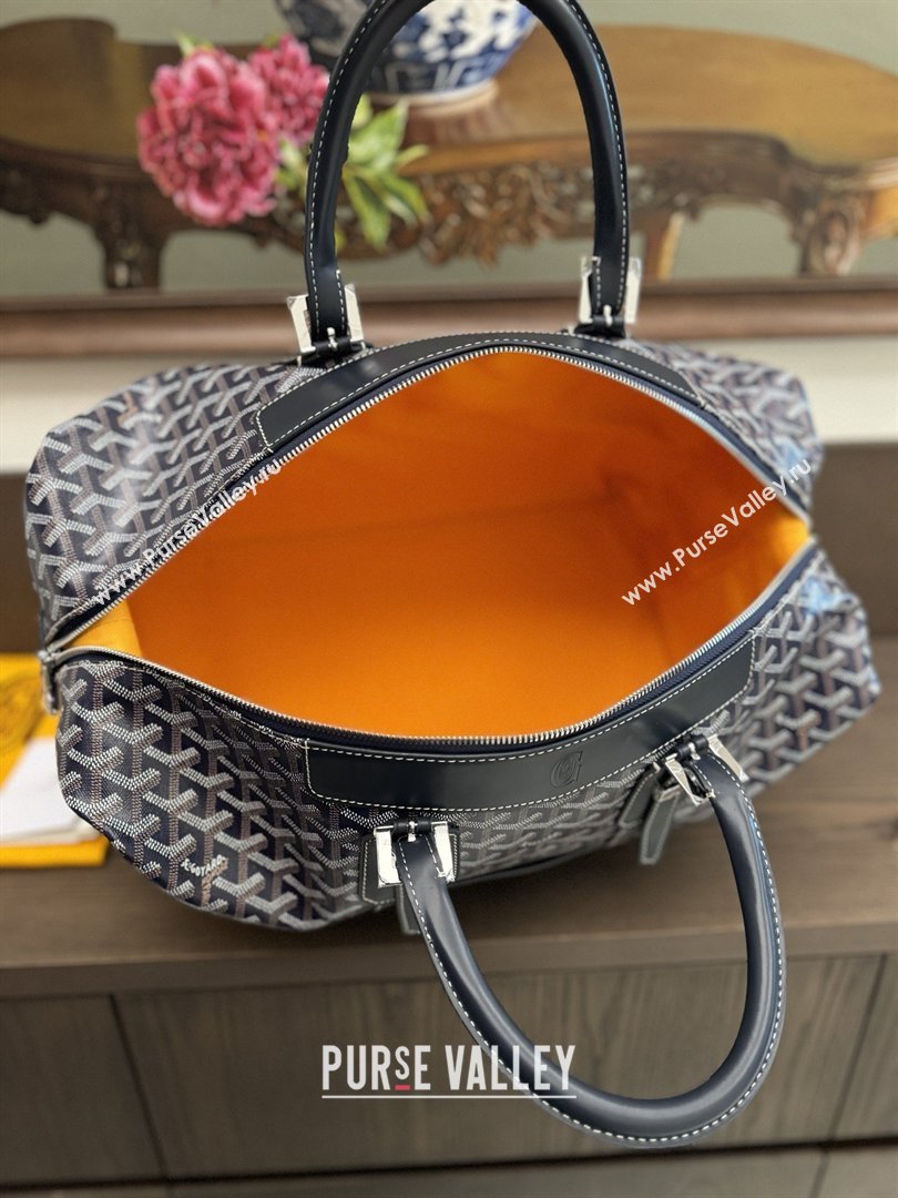 Goyard Bowling 45 Weekend Travel Bag Navy Blue 2026 (ZH-26033115)