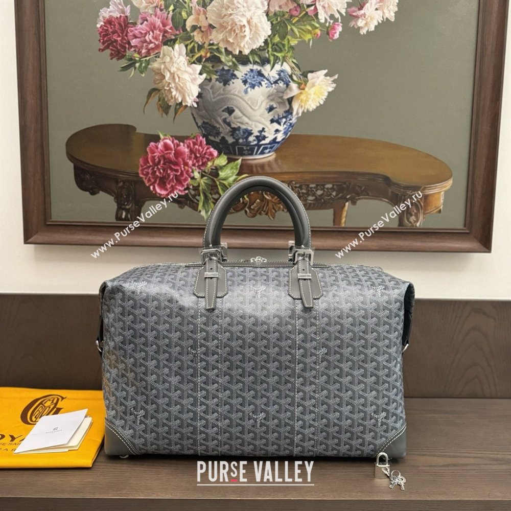 Goyard Bowling 45 Weekend Travel Bag Grey 2026 (ZH-26033118)