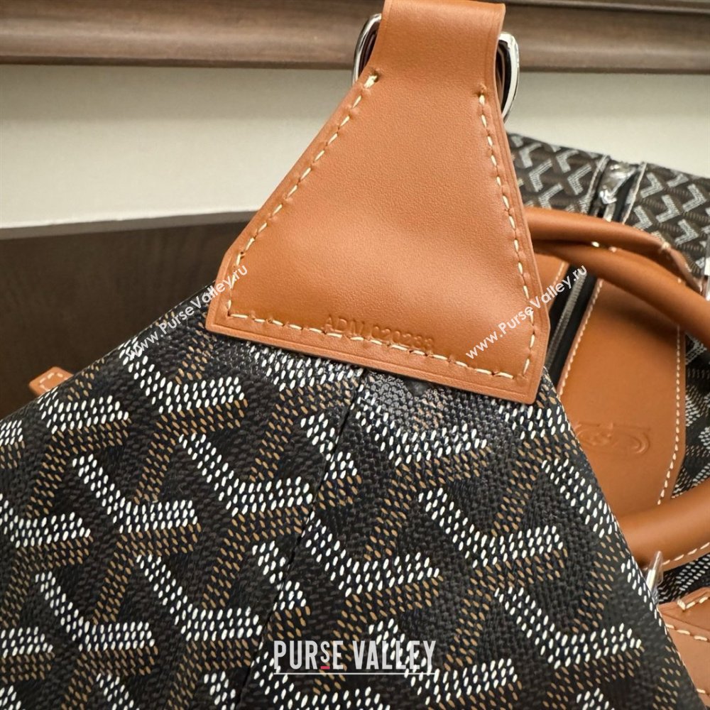 Goyard Bowling 45 Weekend Travel Bag Black/Tan 2026 (ZH-26033112)