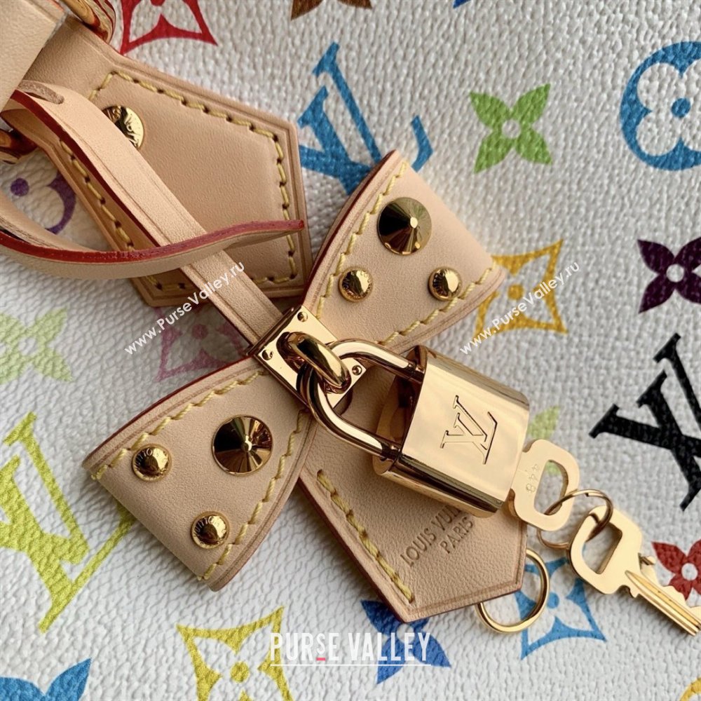 LV x TM Speedy Soft 30 Bag in Multicolor/White Canvas M27789 2026 (K-26033120)