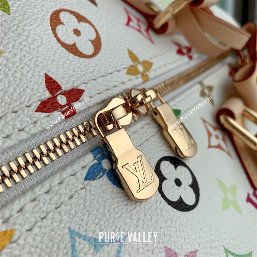 LV x TM Speedy Soft 30 Bag in Multicolor/White Canvas M27789 2026 (K-26033120)