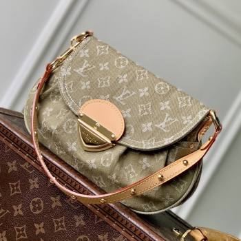 Louis Vuitton Sunset Bag in Khaki Denim GOTS M27210 2026 (K-26040319)