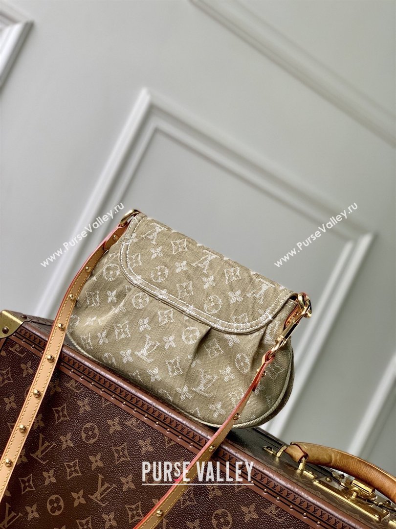 Louis Vuitton Sunset Bag in Khaki Denim GOTS M27210 2026 (K-26040319)