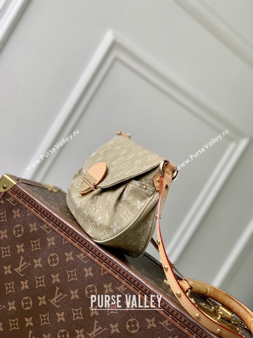 Louis Vuitton Sunset Bag in Khaki Denim GOTS M27210 2026 (K-26040319)