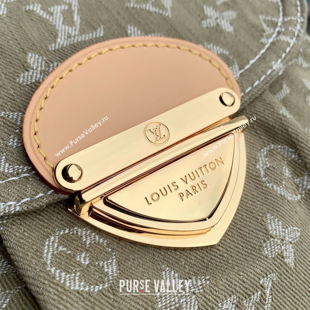 Louis Vuitton Sunset Bag in Khaki Denim GOTS M27210 2026 (K-26040319)
