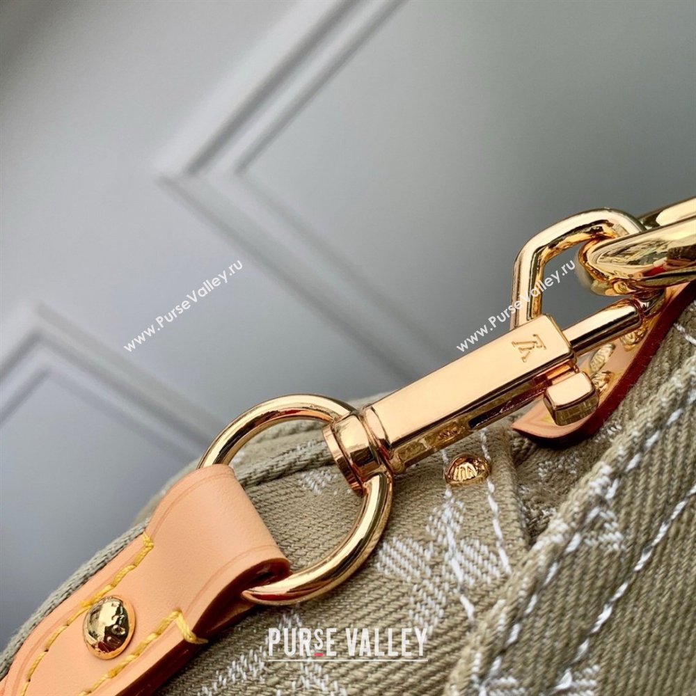 Louis Vuitton Sunset Bag in Khaki Denim GOTS M27210 2026 (K-26040319)