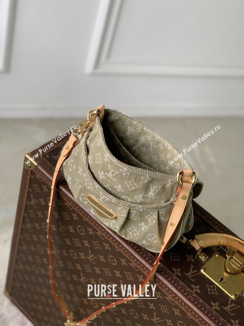 Louis Vuitton Sunset Bag in Khaki Denim GOTS M27210 2026 (K-26040319)