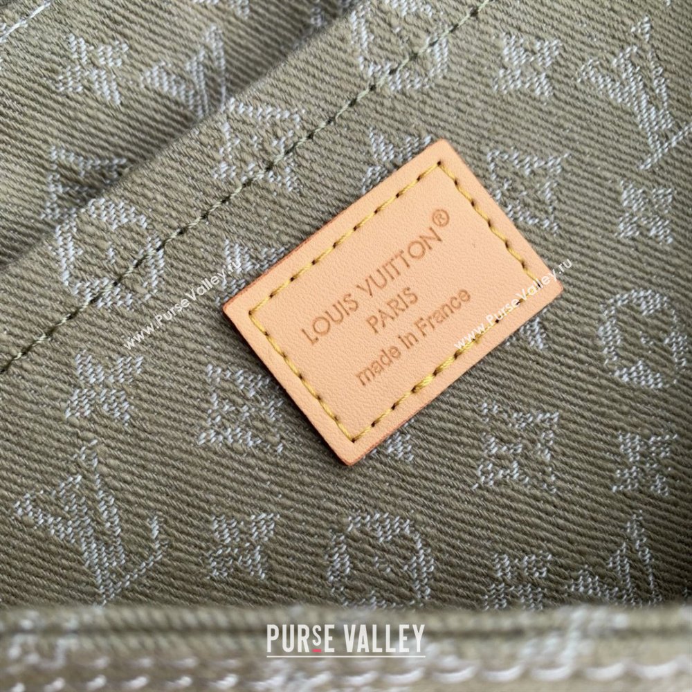 Louis Vuitton Sunset Bag in Khaki Denim GOTS M27210 2026 (K-26040319)