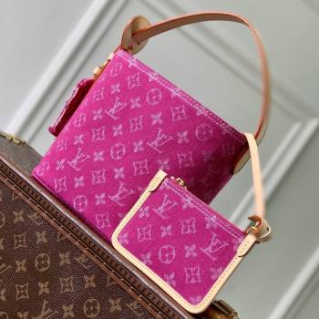 Louis Vuitton All In BB Bag in Fuchsia Denim GOTS M27626 2026 (K-26040320)