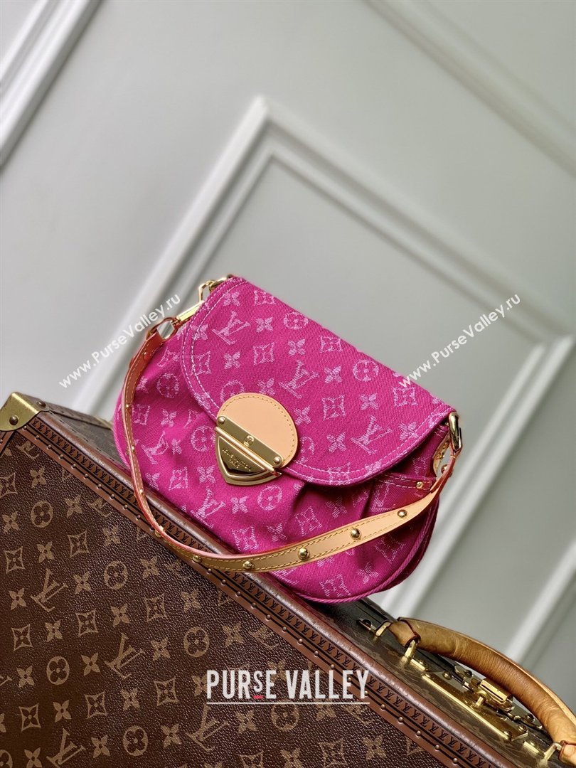 Louis Vuitton Sunset Bag in Fuchsia Denim GOTS M28291 2026 (K-26040318)