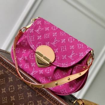Louis Vuitton Sunset Bag in Fuchsia Denim GOTS M28291 2026 (K-26040318)