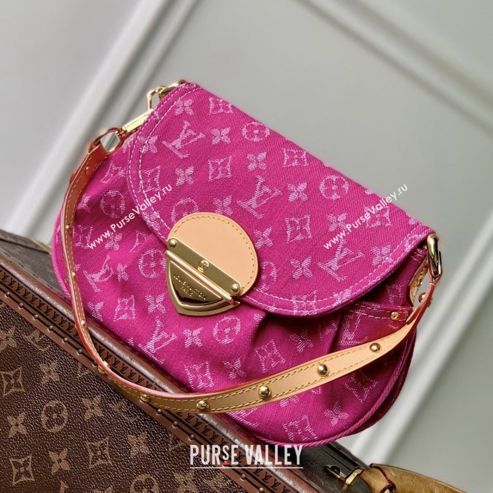 Louis Vuitton Sunset Bag in Fuchsia Denim GOTS M28291 2026 (K-26040318)