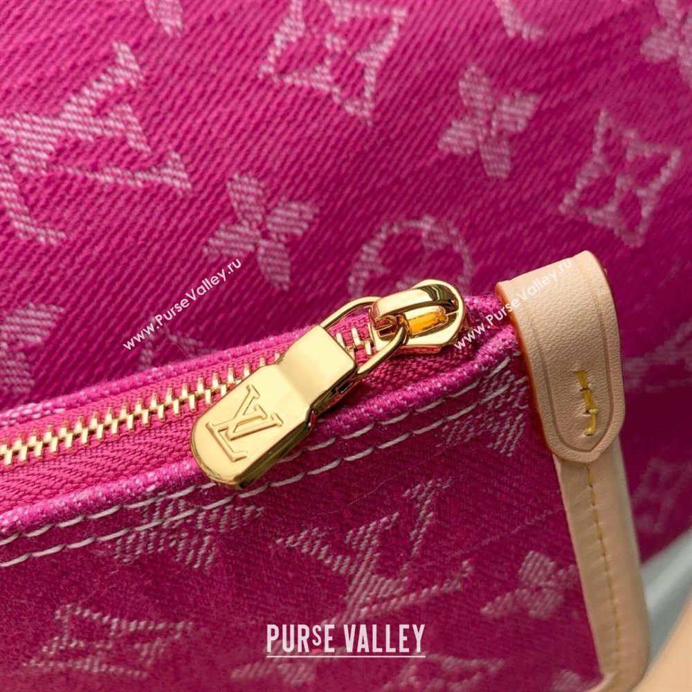 Louis Vuitton All In BB Bag in Fuchsia Denim GOTS M27626 2026 (K-26040320)