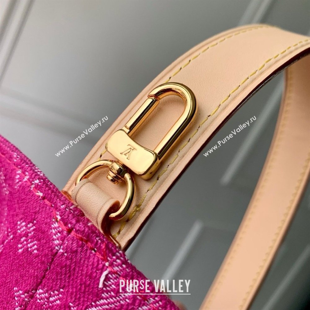 Louis Vuitton All In BB Bag in Fuchsia Denim GOTS M27626 2026 (K-26040320)