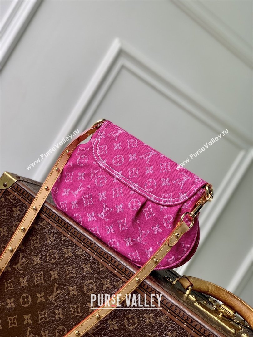 Louis Vuitton Sunset Bag in Fuchsia Denim GOTS M28291 2026 (K-26040318)