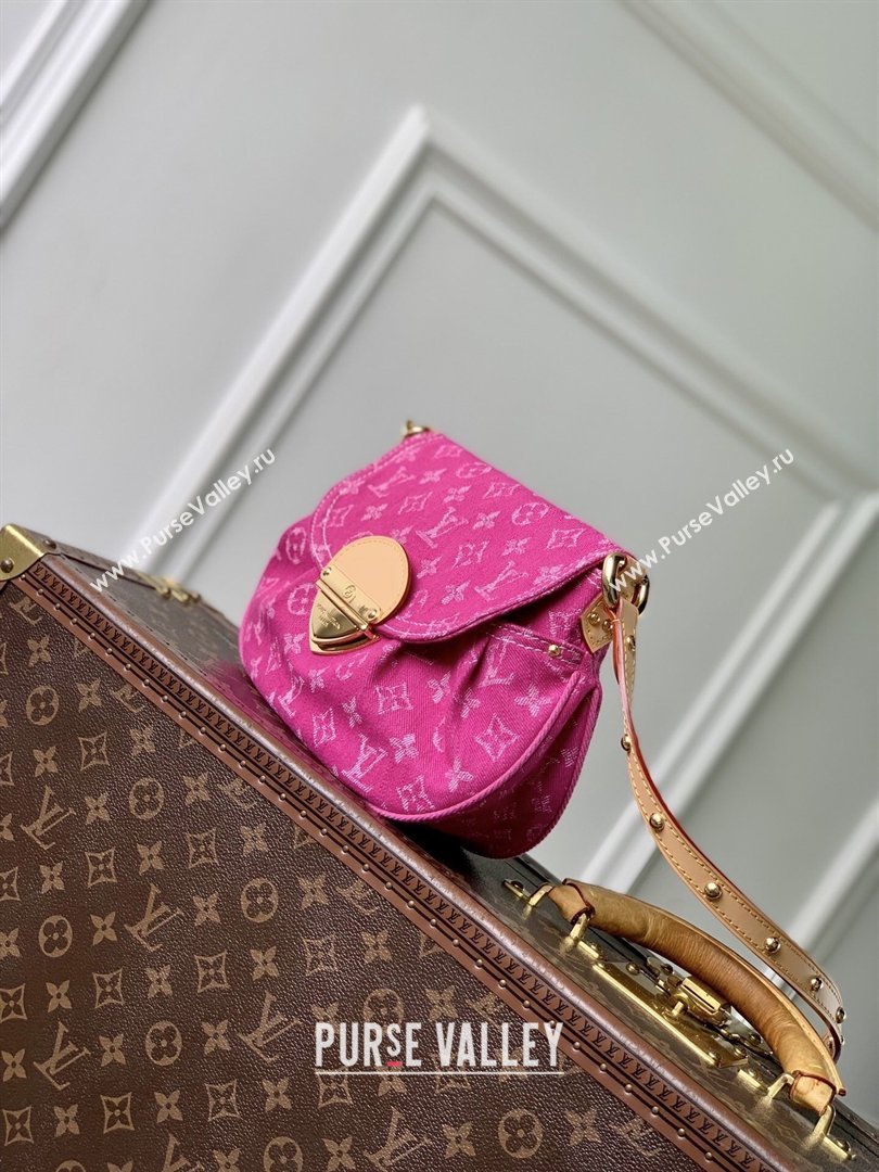 Louis Vuitton Sunset Bag in Fuchsia Denim GOTS M28291 2026 (K-26040318)