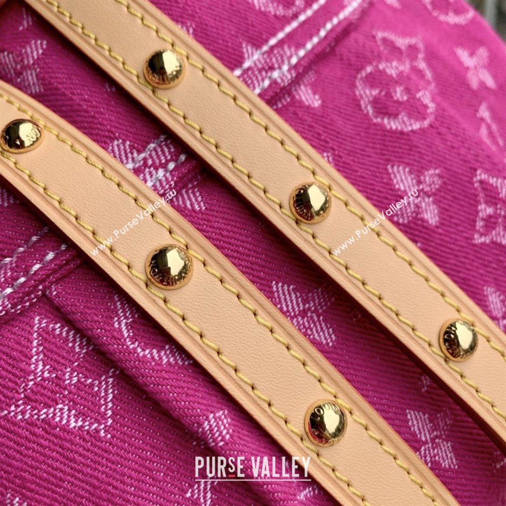 Louis Vuitton Sunset Bag in Fuchsia Denim GOTS M28291 2026 (K-26040318)