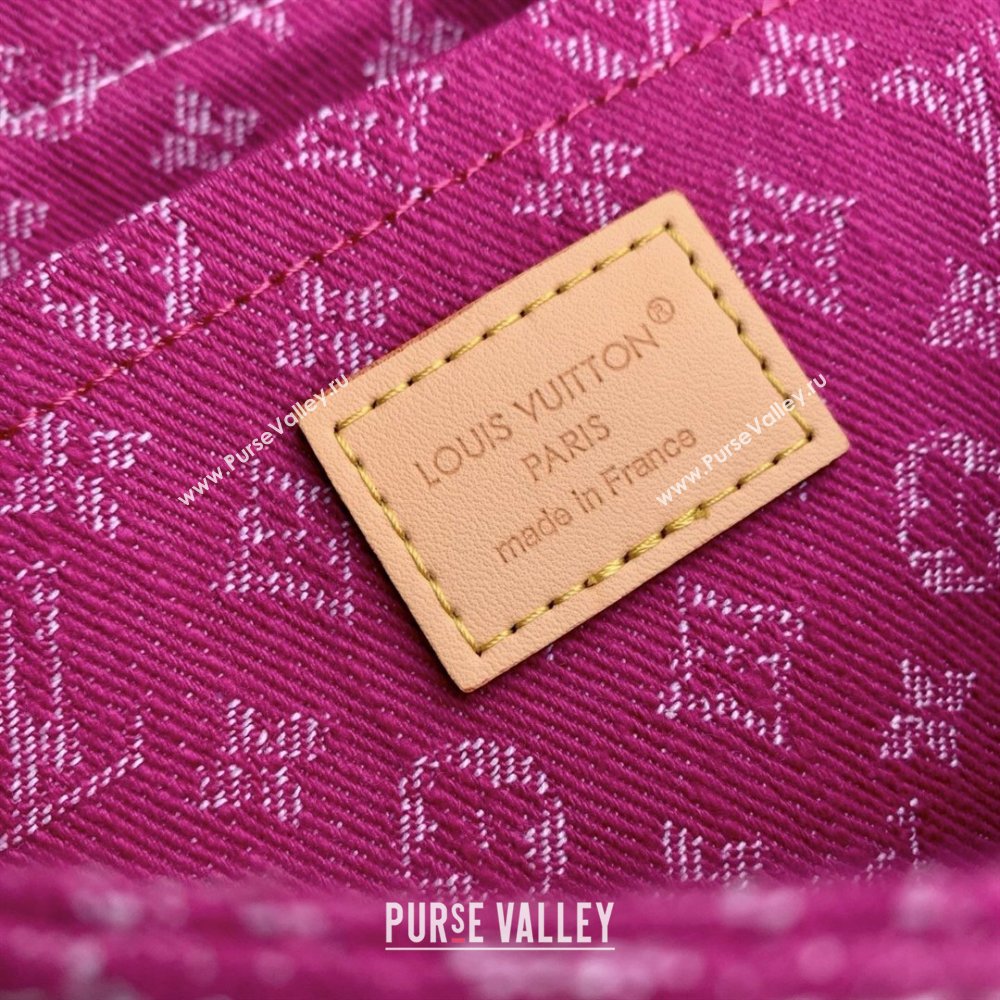 Louis Vuitton Sunset Bag in Fuchsia Denim GOTS M28291 2026 (K-26040318)